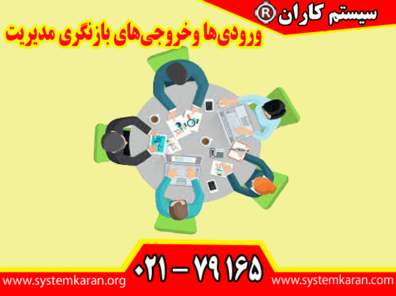 ورودی‌ها وخروجی‌های بازنگری مدیریت توسط مدیریت ارشد به دقت بررسی می گردد.